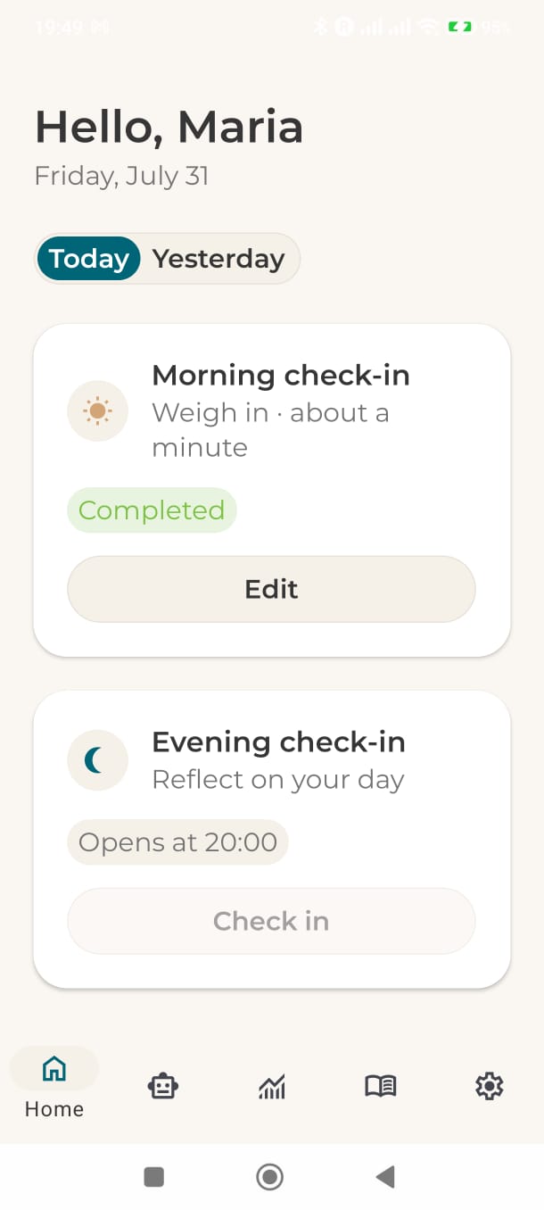 HOIA APP tervituskuva